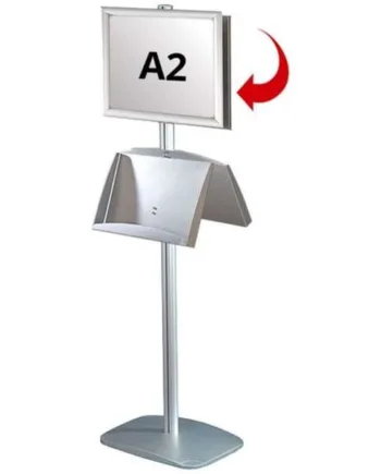 Mini Multi Stander  Dobbeltsidet  Med   Stk  A2 Klaprammer   A3 Hylder