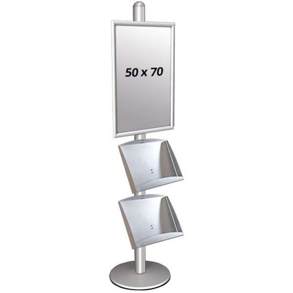 Multi Stander Enkeltsidet Med Stålhylder 25mm 1x50x70cm