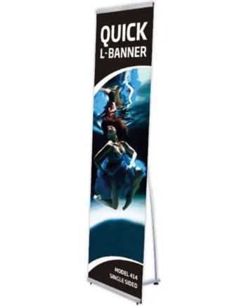 Quick  -banner Enkeltsidet Uden Banner Og Print- 40x200cm