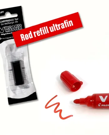 Refill Til Ultrafin Whiteboardmarker Fra Pilot  Rød