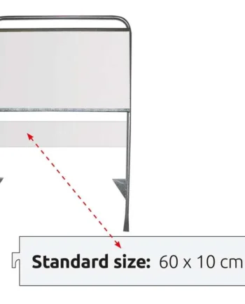 Smal Plade  60   10 Cm  Til Estate Sign Standard
