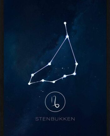 Stenbukken Stjernetegn Plakat
