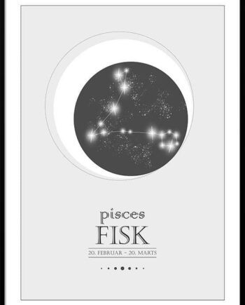 Stjernetegnplakat Fisk