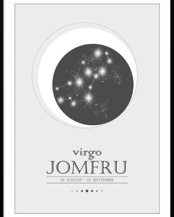 Stjernetegnplakat Jomfru
