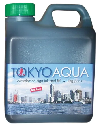 Tokyo Aqua Skilteblæk    Liter  Grøn