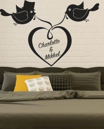Turtelduer Wallsticker