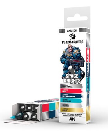 Ak Interactive Playmarkers Set: Space Knights    Paint Markers Malingstuscher