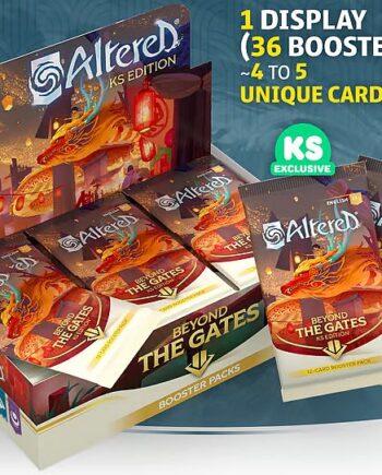 Altered Tcg Beyond The Gates  Kickstarter Edition : Booster Box Display  36 Booster Packs