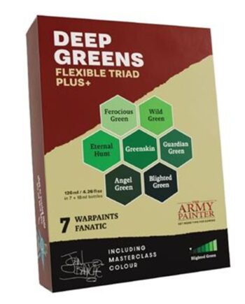 Army Painter Warpaints Fanatic: Deep Greens Triad Plus  Wp8088p