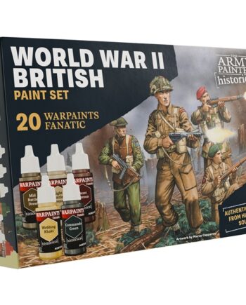 Army Painter Warpaints Historical  Warpaints Fanatic : World War Ii British Paint Set Wp8084
