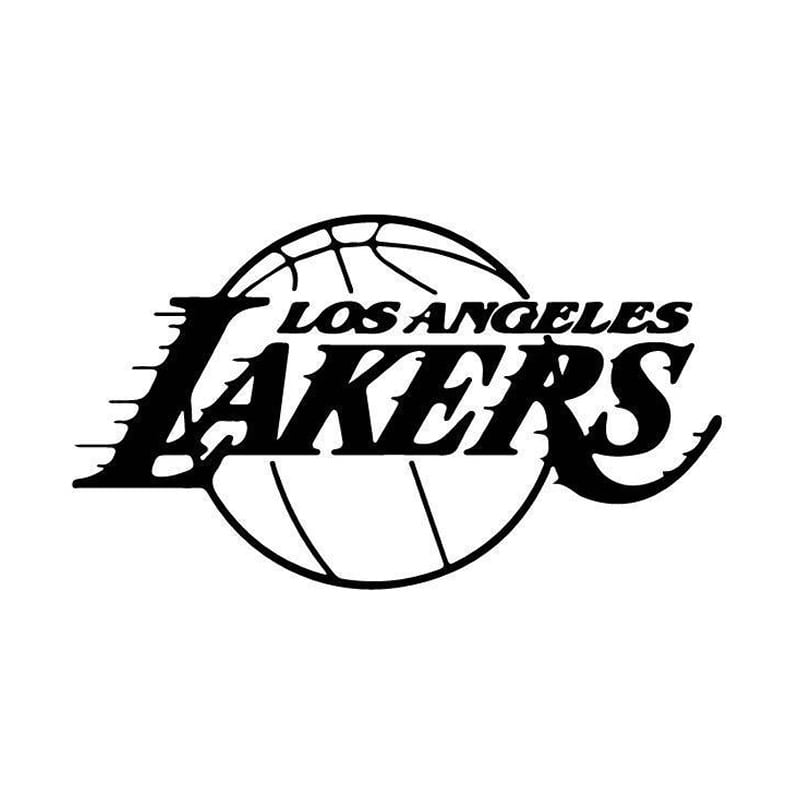 Basket Wallsticker Los Angeles Lakers 30x52cm