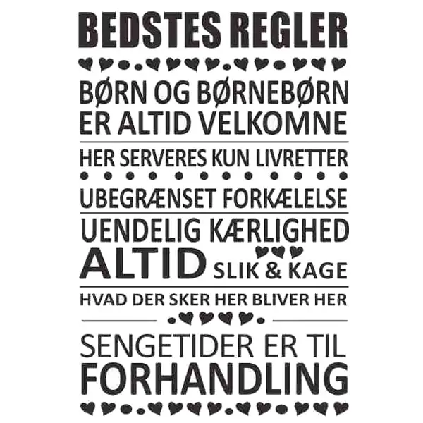 Bedstes Regler Wallsticker Her Er Det Bedste Der Bestemmer