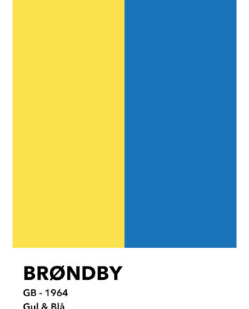 Brøndby Gul   Blå Af Olé Olé