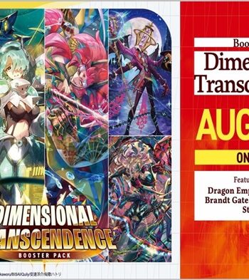 Cardfight  Vanguard Ccg Dz Divinez Set 03: Dimensional Transcendence Booster Pack Engelsk