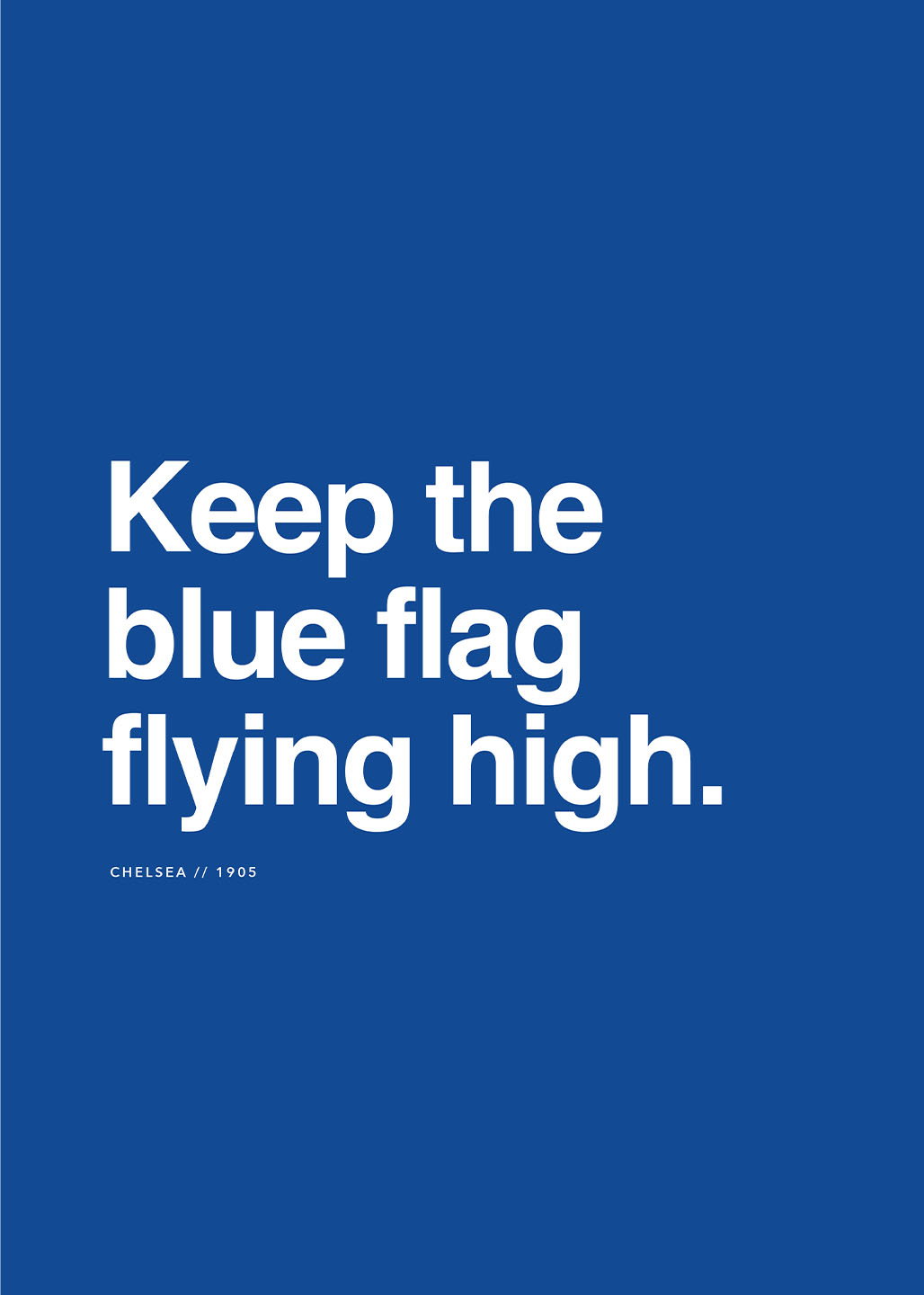 Chelsea Flag Flying High Af Olé Olé