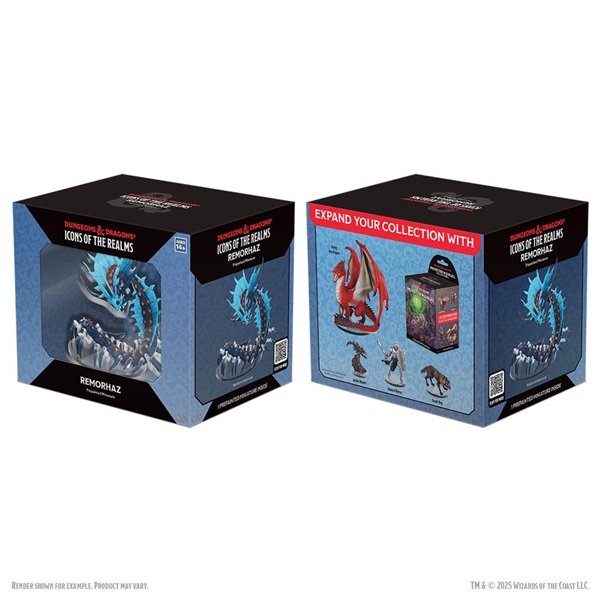 Fantasy Miniatures Icons Of The Realms: Remorhaz Boxed Miniature