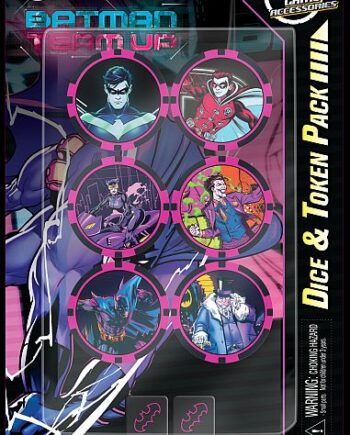 Dc Comics Heroclix Batman Team-up Miniatures Game Dice   Token Pack