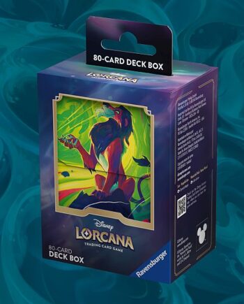 Deck Box Disney Lorcana Tcg: Set   Azurite Sea: Scar Vengeful Lion