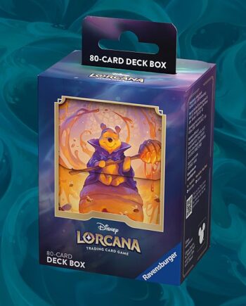 Deck Box Disney Lorcana Tcg: Set   Azurite Sea: Winnie The Pooh Hunny Wizard