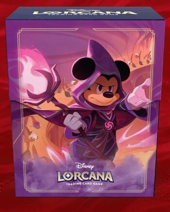 Deck Box Disney Lorcana Tcg: Set   Reign Of Jafar: Mickey Mouse Wayward Sorcerer