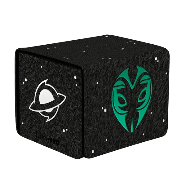 Deck Box Magic Alcove Edge Box Leatherette : Edge Of Eternities Green Mythic Ultra Pro 38865