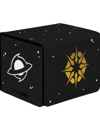 Deck Box Magic Alcove Edge Box  Leatherette : Edge Of Eternities White Mythic Ultra Pro  38861