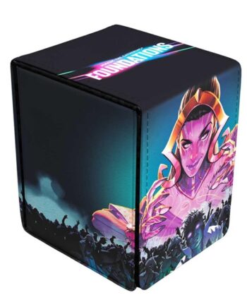 Deck Box Magic Alcove Flip Box  Leatherette : Magic: The Gathering Foundations Ultra Pro  38633