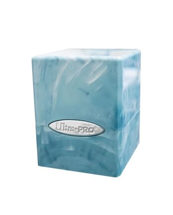 Deck Box Satin Cube: Marble Light Blue White Ultra Pro  16354
