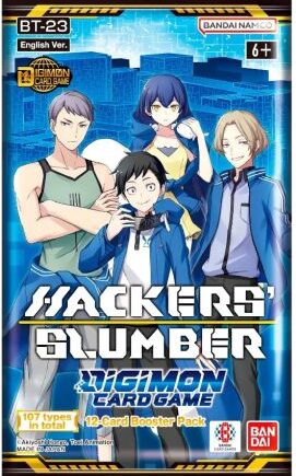 Digimon Card Game Bt23: Hackers 226 128 153  Slumber Booster Pack