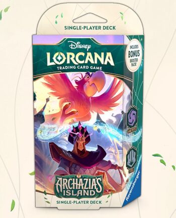 Disney Lorcana Tcg: Set   Archazia   Island Single-player Starter Deck: Amethyst Steel  Iago   Jafar