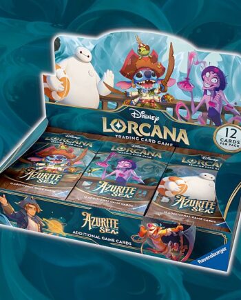 Disney Lorcana Tcg: Set   Azurite Sea Booster Display  Box Med 24 Pakker