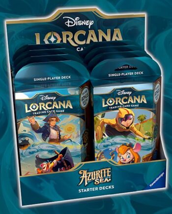 Disney Lorcana Tcg: Set   Azurite Sea Starter Deck Display    Decks