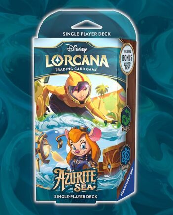 Disney Lorcana Tcg: Set 06 Azurite Sea Starter Deck: Emerald Sapphire  Gogo   Gadget
