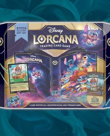 Disney Lorcana Tcg: Set   Azurite Sea Stitch Collector   Gift Set    Booster Packs    -pocket Mappe