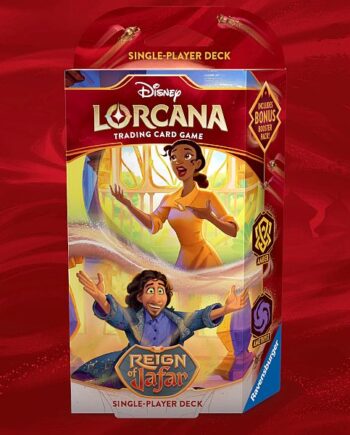 Disney Lorcana Tcg: Set   Reign Of Jafar Single-player Starter Deck: Amber Amethyst  Tiana   Bruno