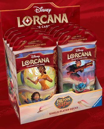 Disney Lorcana Tcg: Set   Reign Of Jafar Single-player Starter Deck Display    Decks