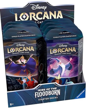 Disney Lorcana Tcg: Set   Rise Of The Floodborn Starter Deck Display    Decks