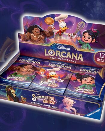Disney Lorcana Tcg: Set   Shimmering Skies Booster Display  Box Med 24 Pakker