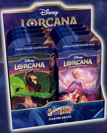 Disney Lorcana Tcg: Set   Shimmering Skies Starter Deck Display    Decks