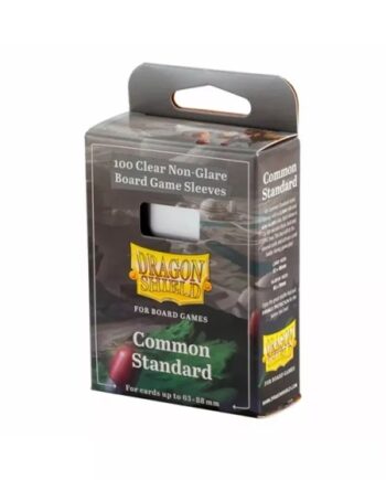 Dragon Shield Deck Protectors Clear Non-glare Board Game Sleeves: Common Standard 100 Lommer Dragonshield Sleeves  At-60205