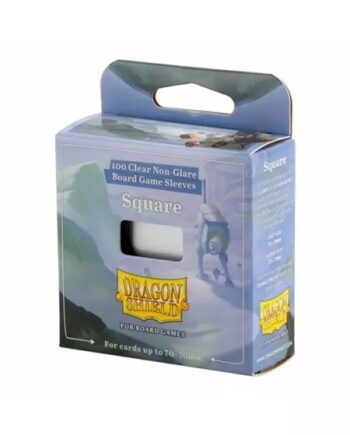 Dragon Shield Deck Protectors Clear Non-glare Board Game Sleeves: Square 100 Lommer Dragonshield Sleeves  At-60207