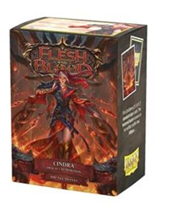 Dragon Shield Deck Protectors Matte Art Sleeves: Flesh And Blood The Hunted: Cindra  Dracai Of Retribution 100 Lommer Dragonshield Sleeves  At-16146
