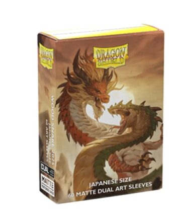 Dragon Shield Small Japanese Size Deck Protectors Matte Dual Art: Wood Snake 2025 60 Lommer Dragonshield Sleeves  At-12616