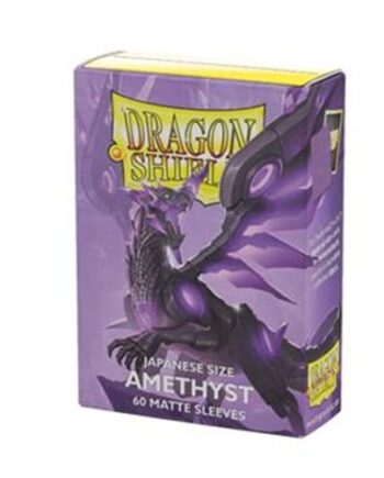 Dragon Shield Small Japanese Size Deck Protectors Matte Sleeves: Amethyst 60 Lommer Dragonshield Sleeves  At-11160