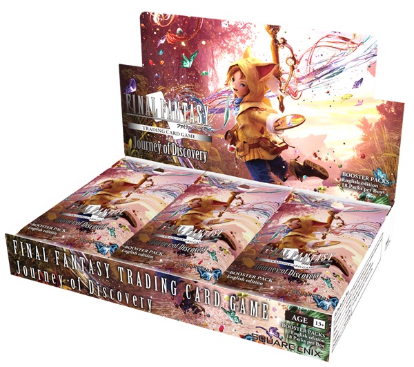 Final Fantasy Tcg Journey Of Discovery Booster Display  Box Med 18 Pakker