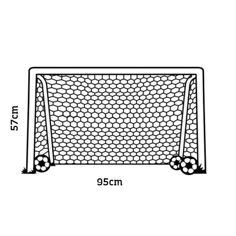 Fodboldmål Wallsticker Få Et Fodboldmål På Væggen 57x95cm
