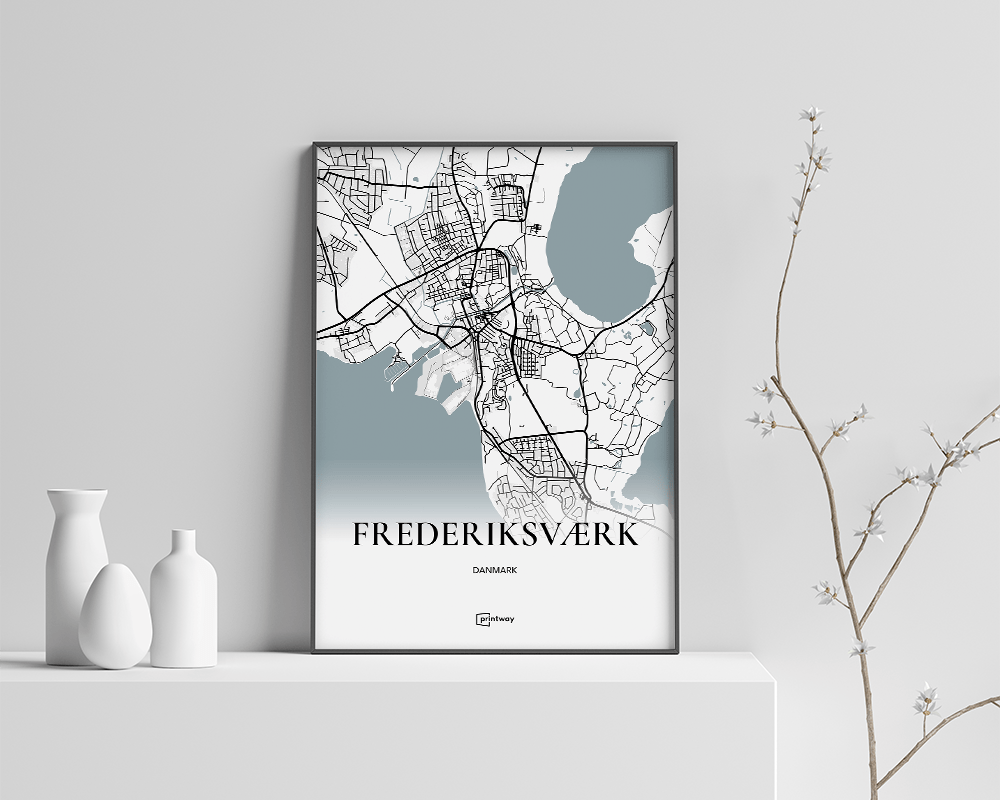 Frederiksværk Plakaten 70 100 Cm B1