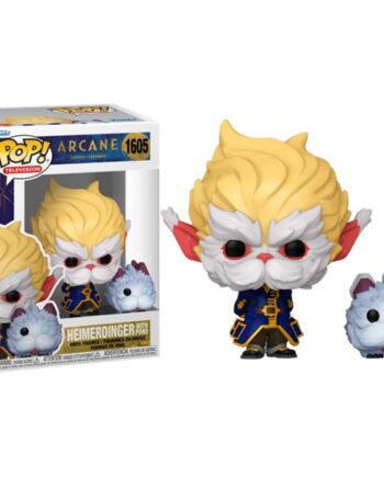 Funko Pop: Arcane League Of Legends Heimerdinger With Poro  1605 Games Vinyl Figure 9cm