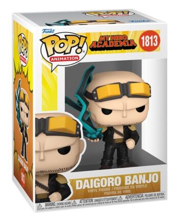 Funko Pop: My Hero Academia Daigoro Banjo  Blackwhip  Exclusive  1813 Vinyl Figure 9cm