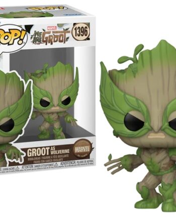 Funko Pop: We Are Groot Groot As Wolverine  1396 Vinyl Figure 9cm